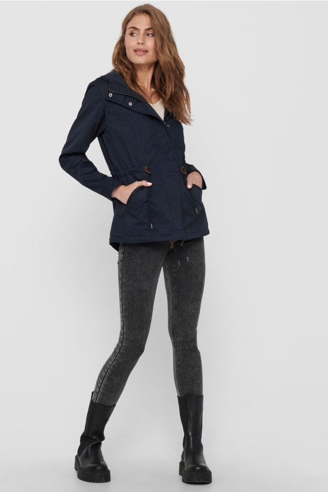 ONLLORCA CANVAS PARKA CC OTW NOOS 15216452 BLUE GRAPHITE